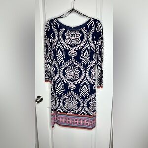 Vince Camuto dress, Size 8, a-line, 3/4 length sleeve